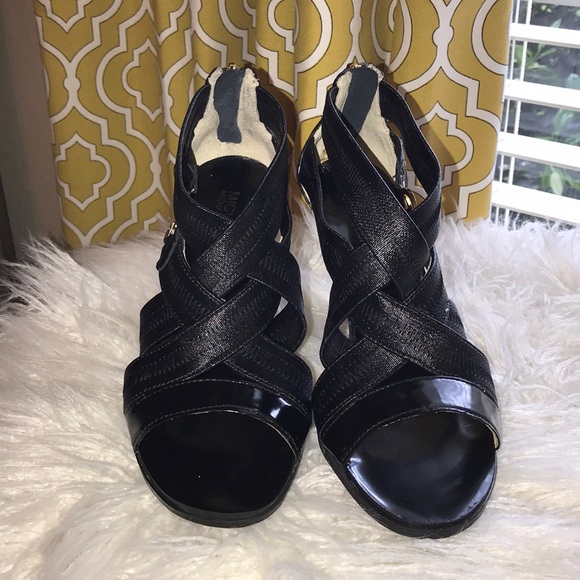 Michael Kors 6.5 Black Heels - Picture 2 of 4